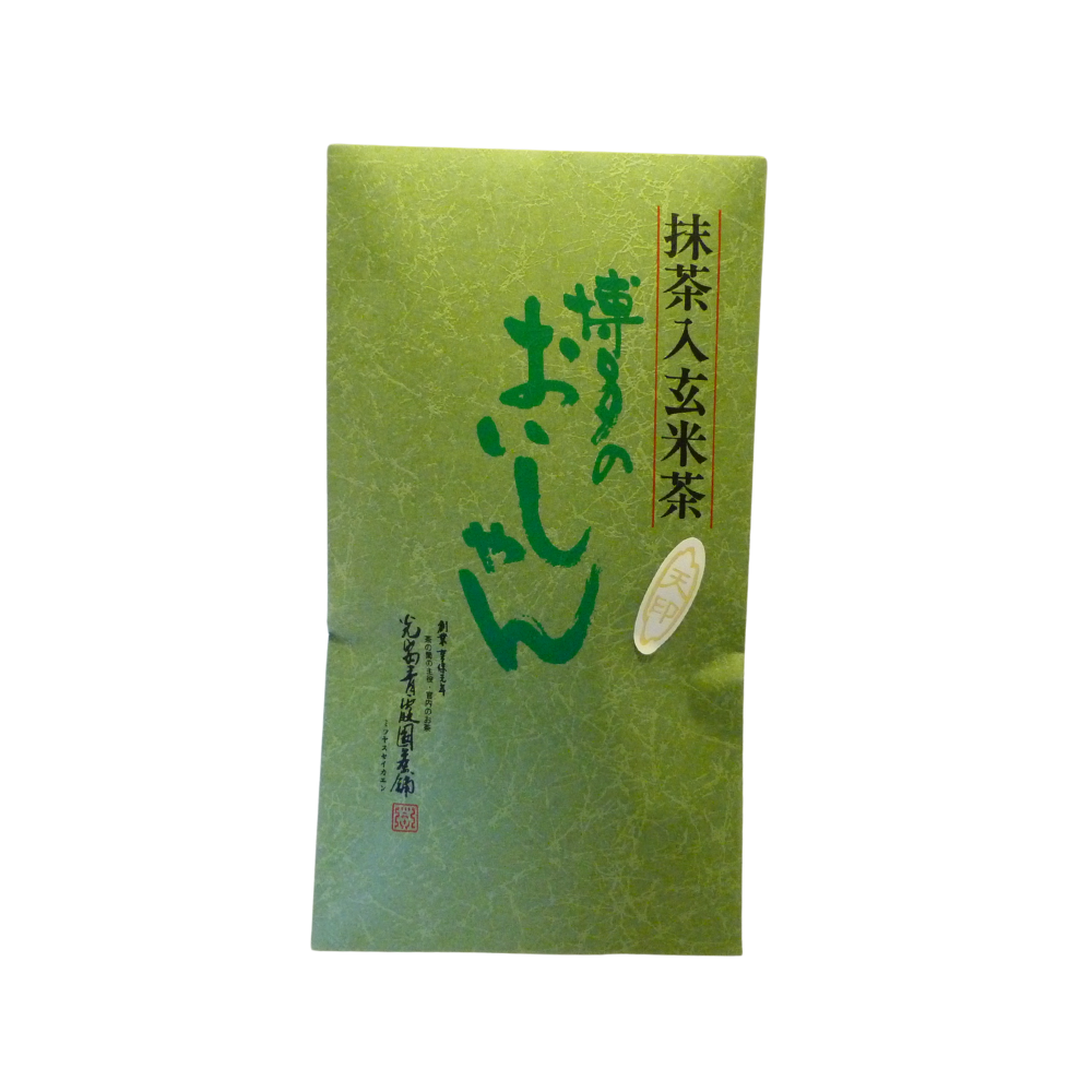 抹茶入り玄米茶 博多のおいしゃん 100g